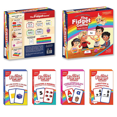 The Fidget Game Kindergarten Learning Bundle - Learn to Read in